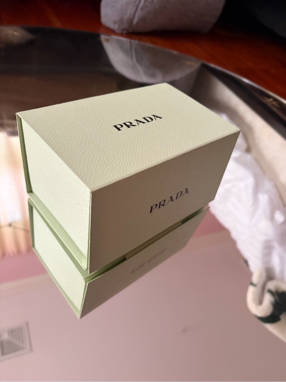 Prada Light Green Jewelry Box EMPTY